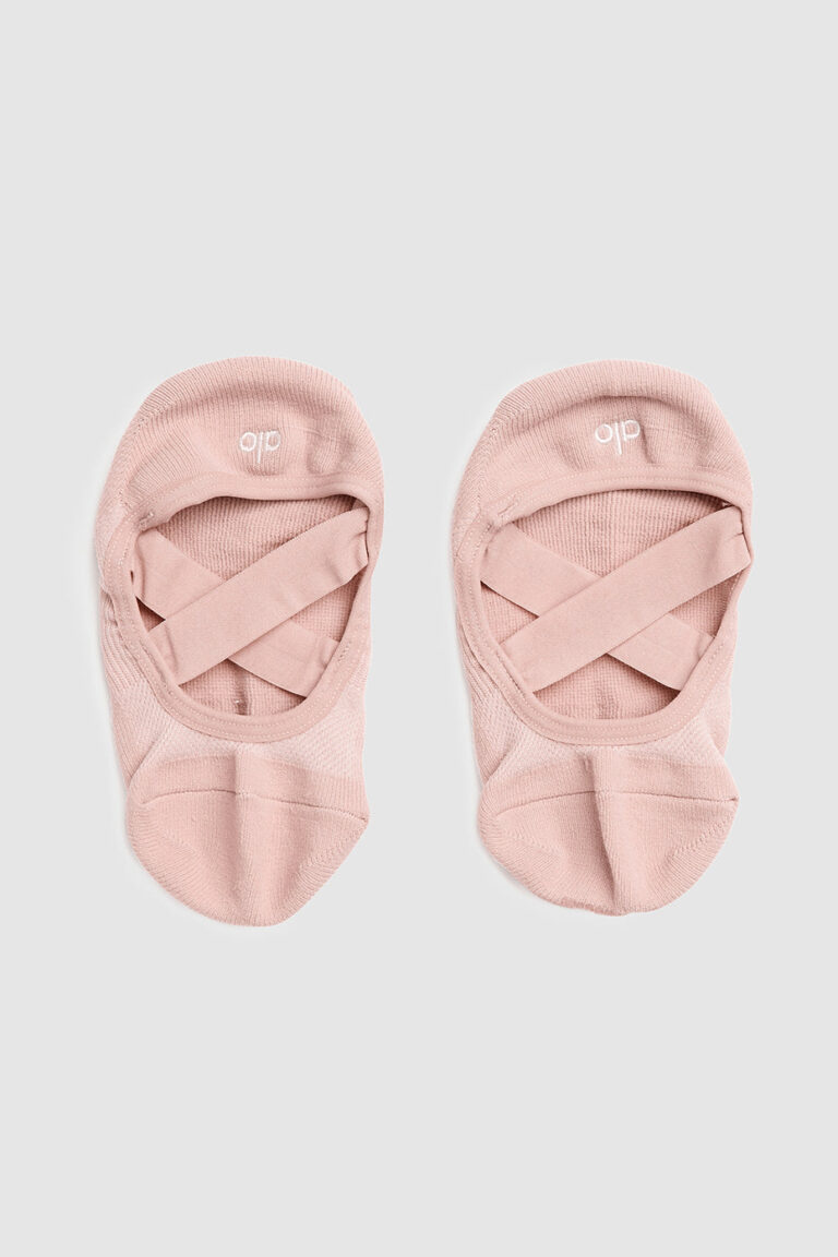 Носки Alo Yoga Women's Pivot Barre Sock «Pale Mauve» Женская