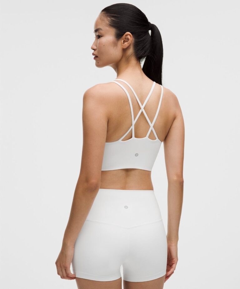 Топ lululemon Like a Cloud Long Bra «White» Женская