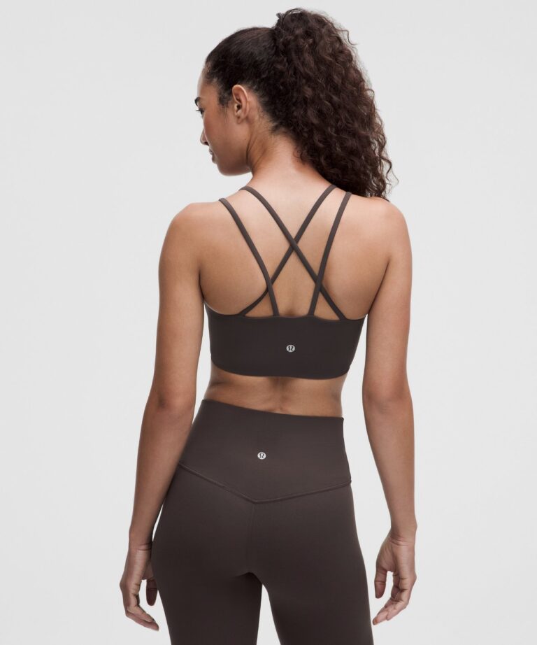 Топ lululemon Like a Cloud Long Bra «Mahogany Muse» Женская