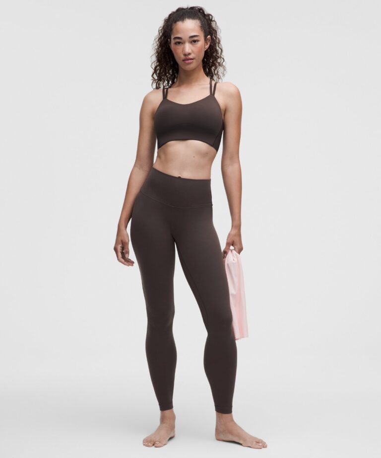 Топ lululemon Like a Cloud Long Bra «Mahogany Muse» Женская