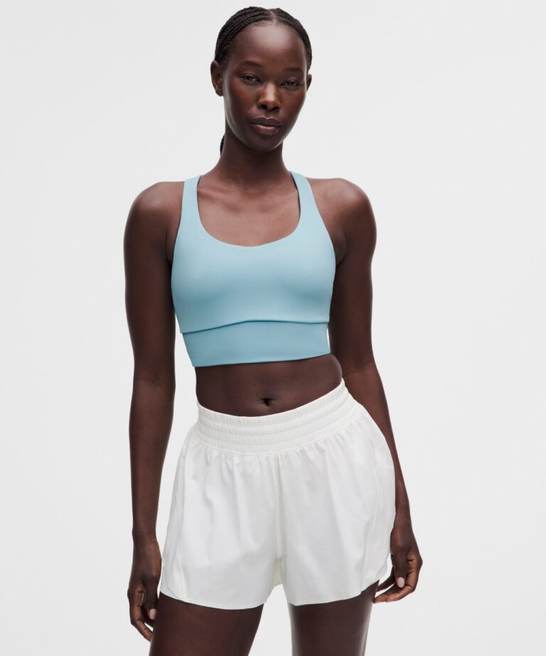 Топ lululemon Energy Long Bra «Sea Foam Blue» Женская