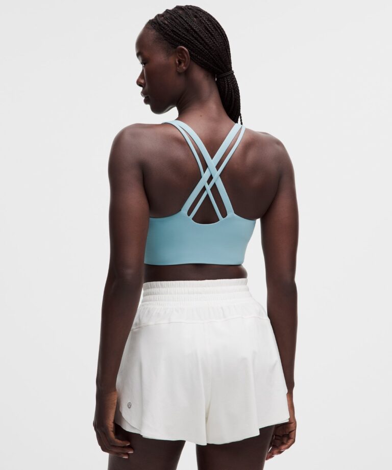 Топ lululemon Energy Long Bra «Sea Foam Blue» Женская