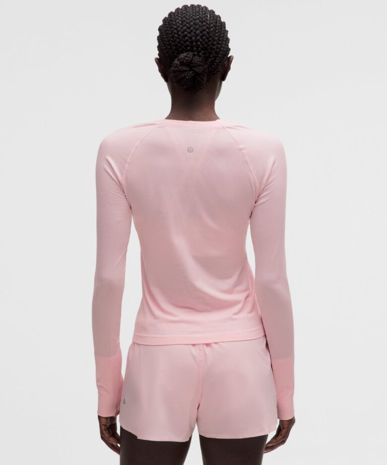 Лонгслив lululemon Swiftly Tech Long-Sleeve Shirt 2.0 «Pearl Pink» Женская