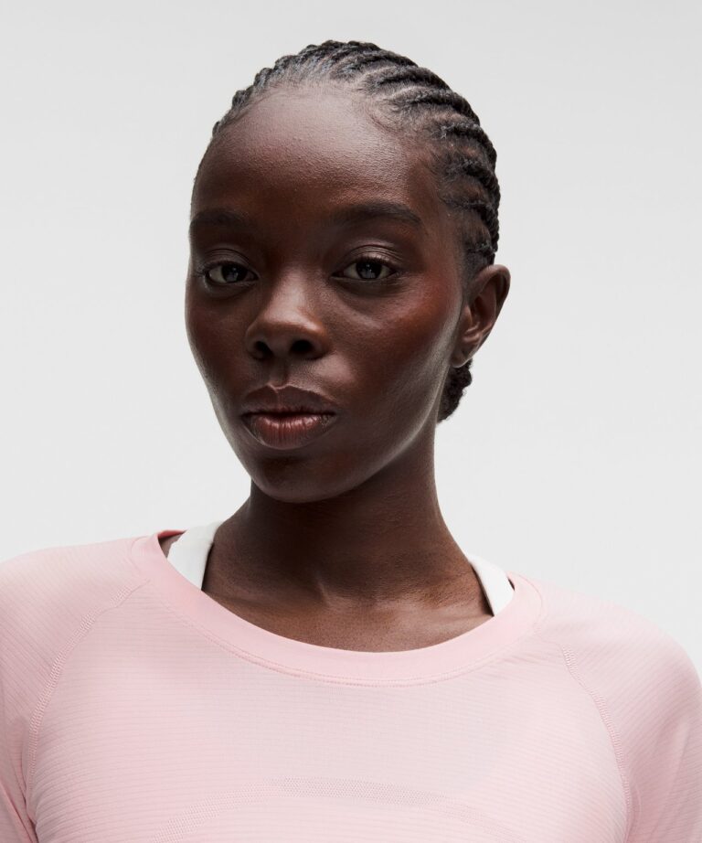 Лонгслив lululemon Swiftly Tech Long-Sleeve Shirt 2.0 «Pearl Pink» Женская