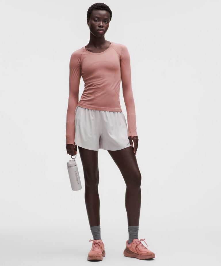 Лонгслив lululemon Swiftly Tech Long-Sleeve Shirt 2.0 «Baked Pink» Женская