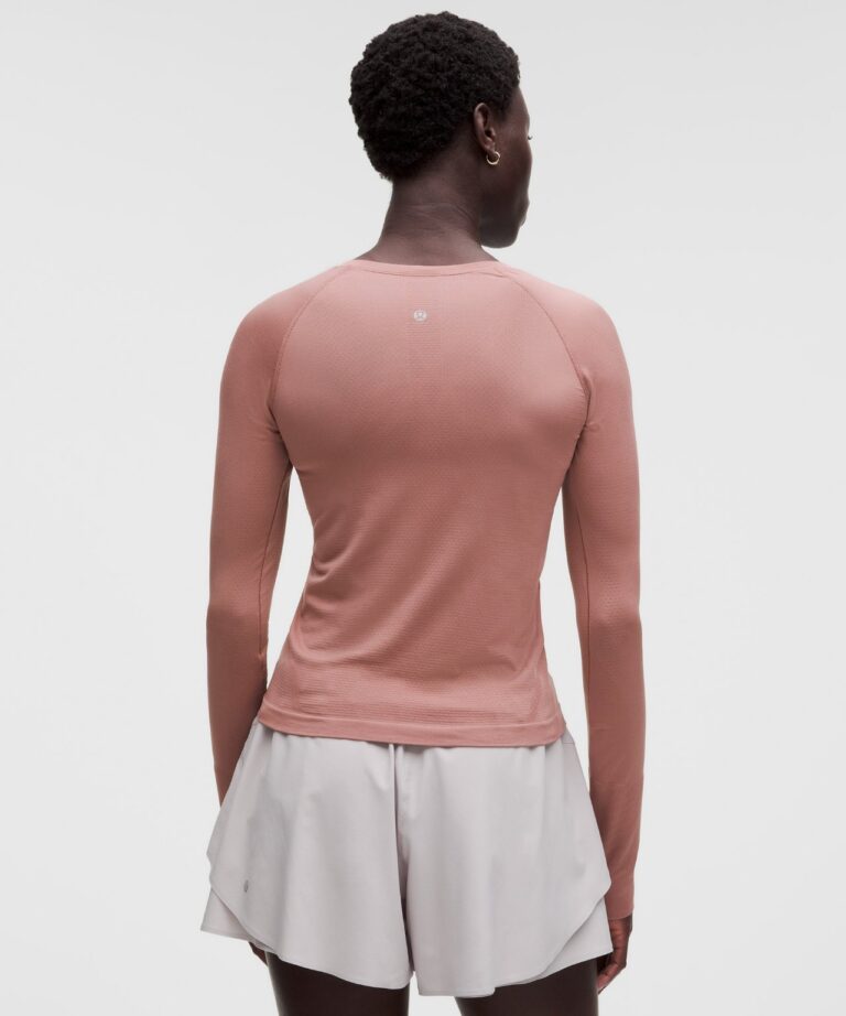 Лонгслив lululemon Swiftly Tech Long-Sleeve Shirt 2.0 «Baked Pink» Женская