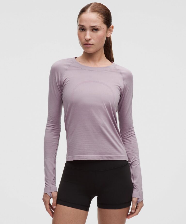 Лонгслив lululemon Swiftly Tech Long-Sleeve Shirt 2.0 «Haze Purple» Женская