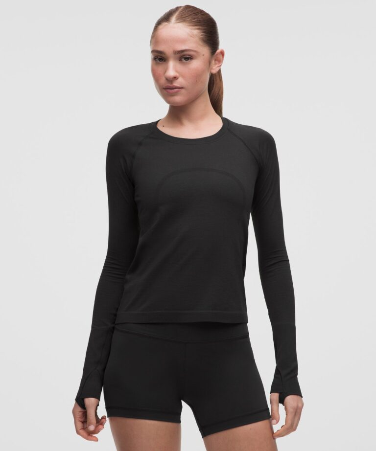 Лонгслив lululemon Swiftly Tech Long-Sleeve Shirt 2.0 «Black» Женская