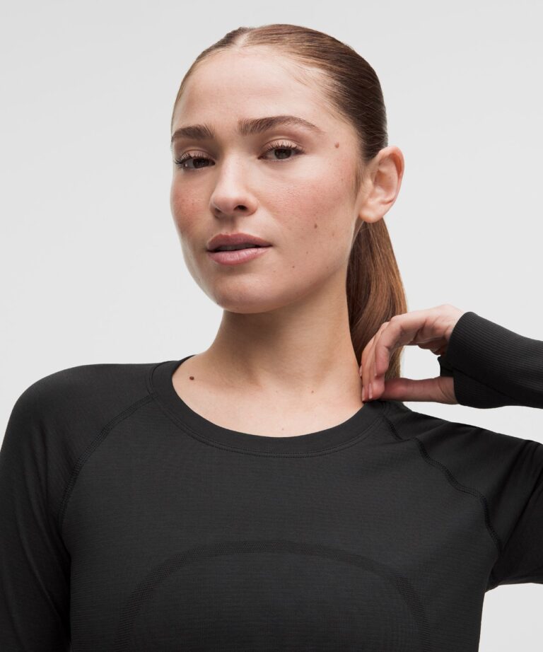 Лонгслив lululemon Swiftly Tech Long-Sleeve Shirt 2.0 «Black» Женская