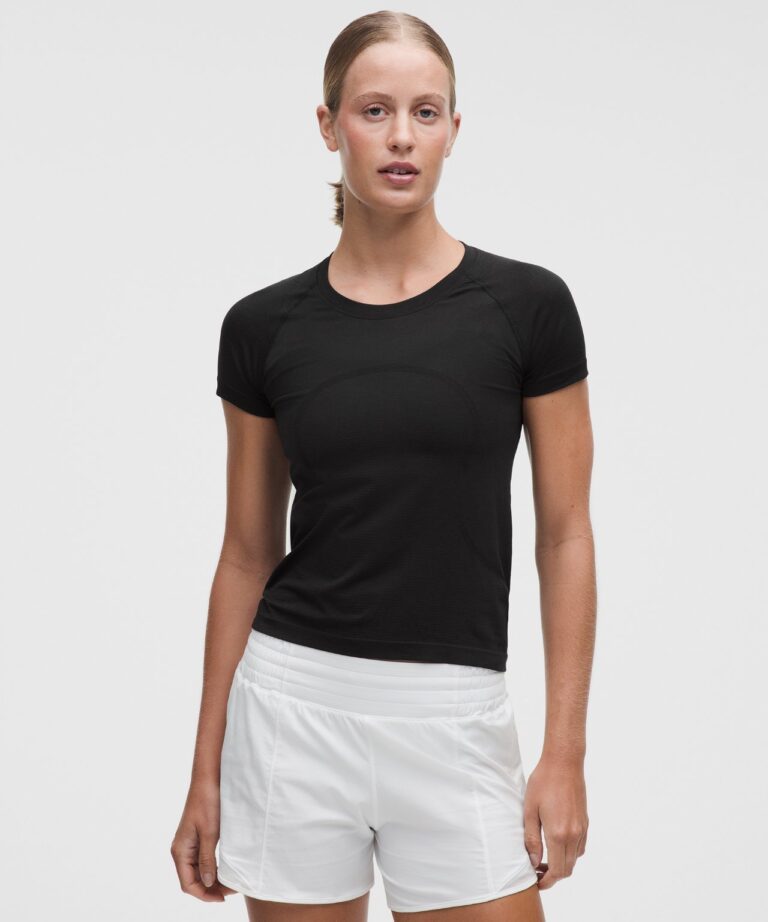 Футболка lululemon Swiftly Tech Short-Sleeve Shirt 2.0 «Black» Женская