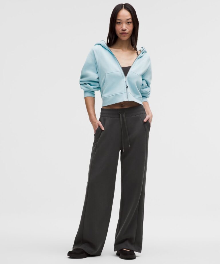 Брюки lululemon Scuba Mid-Rise Wide-Leg Pant «Graphite Grey» Женская