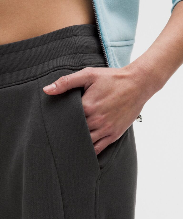 Брюки lululemon Scuba Mid-Rise Wide-Leg Pant «Graphite Grey» Женская