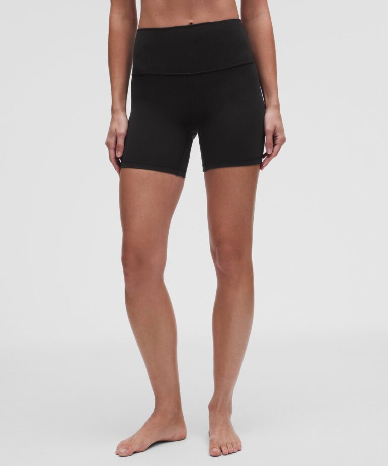 Шорты lululemon Align High-Rise Short 6″ «Black» Женская