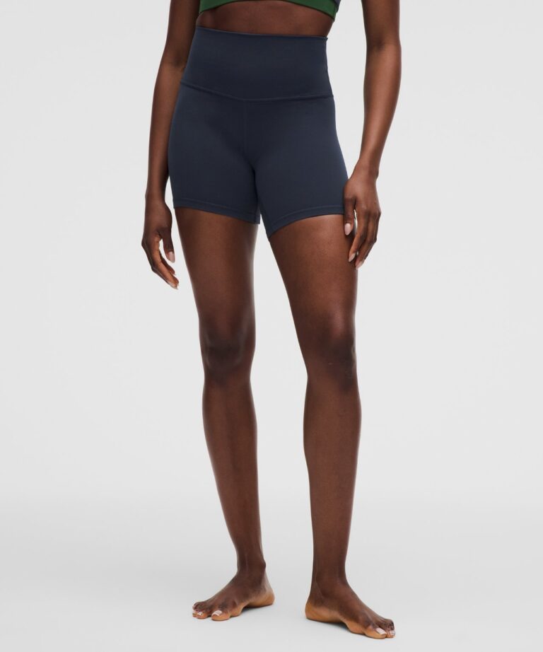 Шорты lululemon Align High-Rise Short 6″ «True Navy» Женская