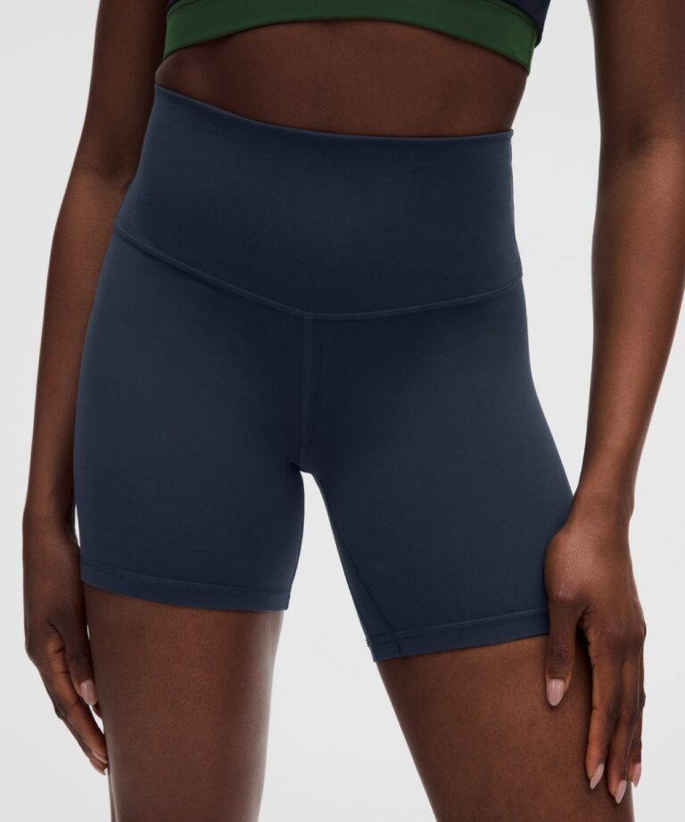 Шорты lululemon Align High-Rise Short 6″ «True Navy» Женская