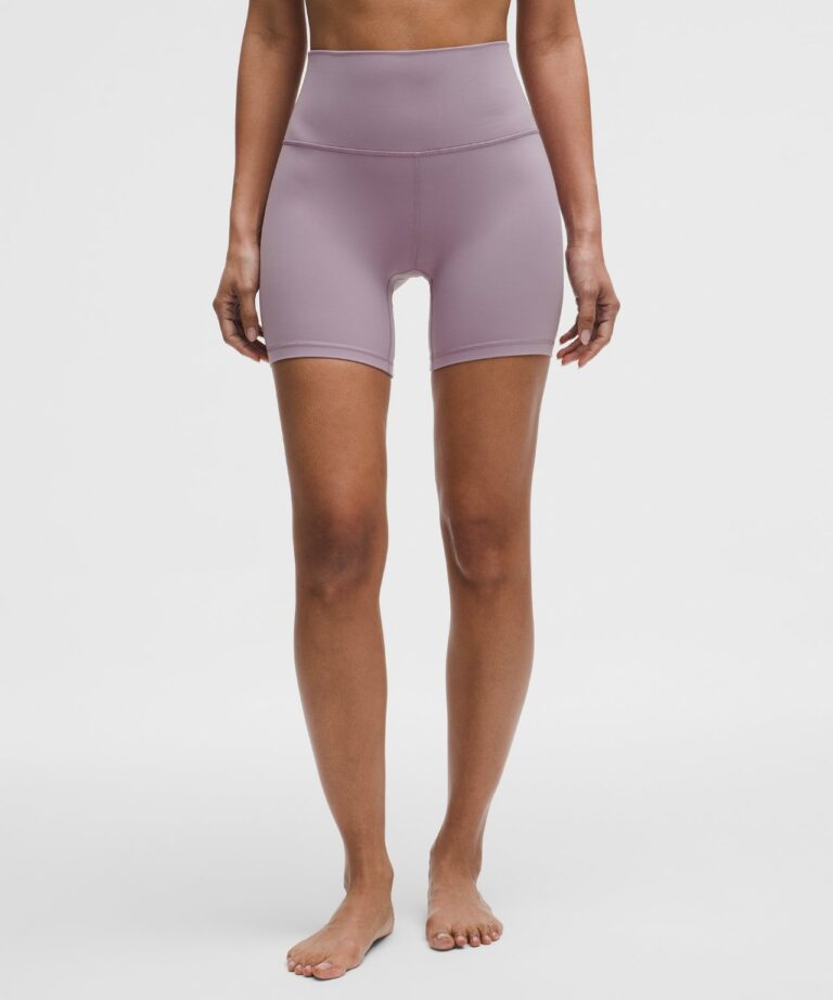 Шорты lululemon Align High-Rise Short 6″ «Lotus Purple» Женская