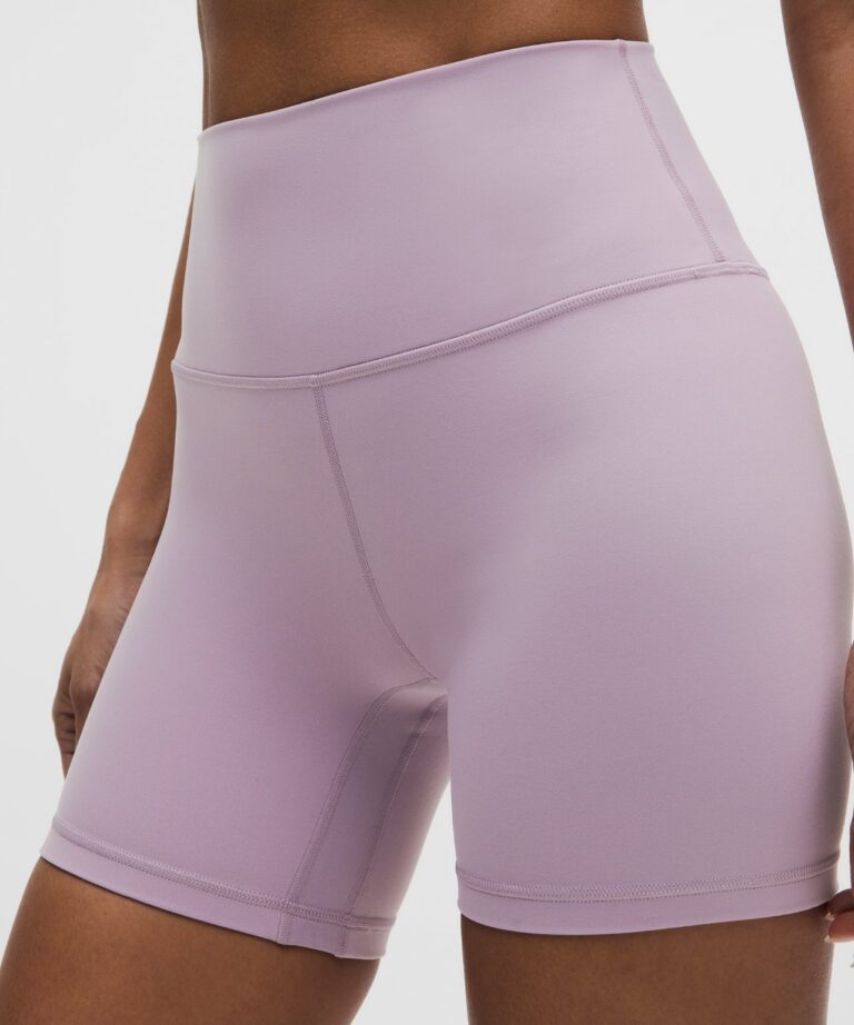 Шорты lululemon Align High-Rise Short 6″ «Lotus Purple» Женская