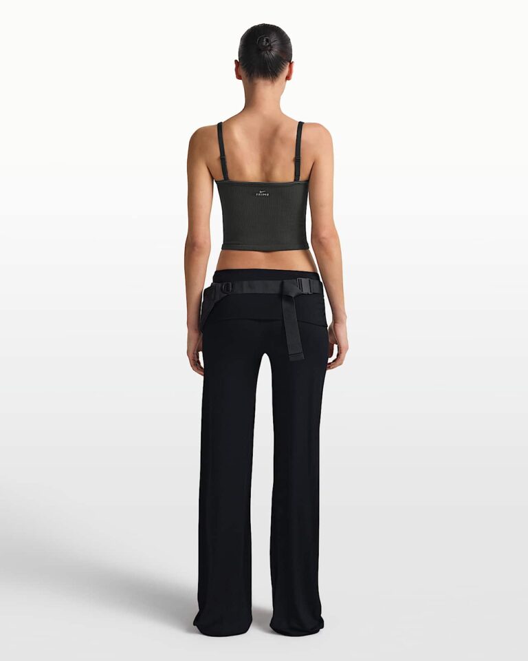 Майка NikeSKIMS Ribbed Seamless Cami Tank Top «Obsidian/Armor» Женская