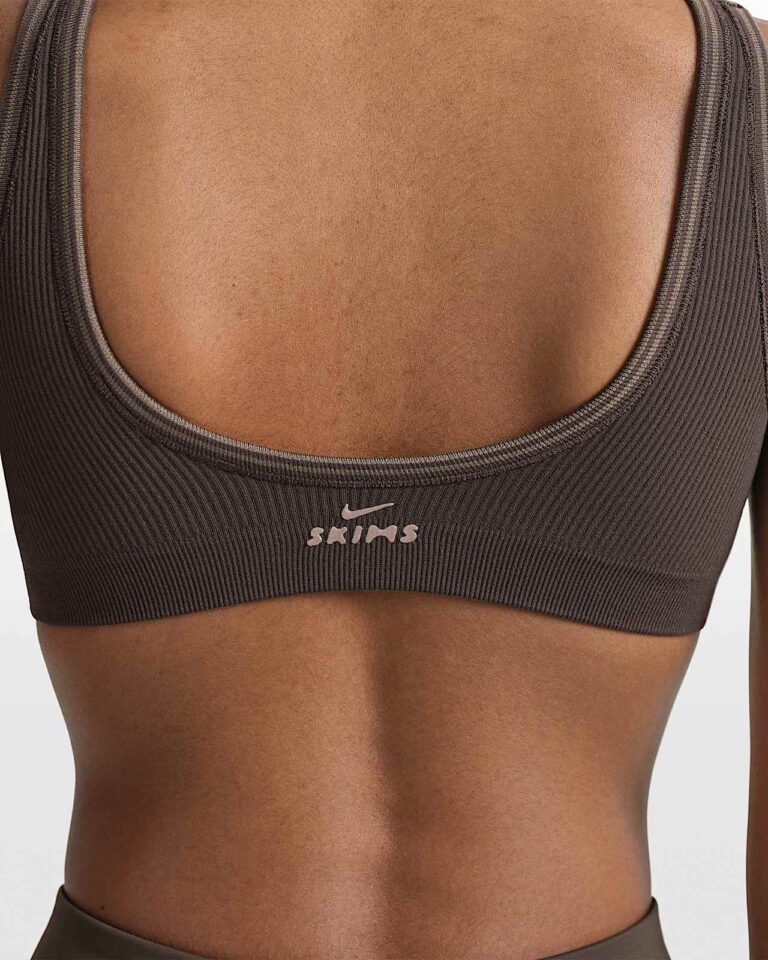 Топ NikeSKIMS Ribbed Seamless Micro-Scoop Bra «Phoenix/Truffle» Женская