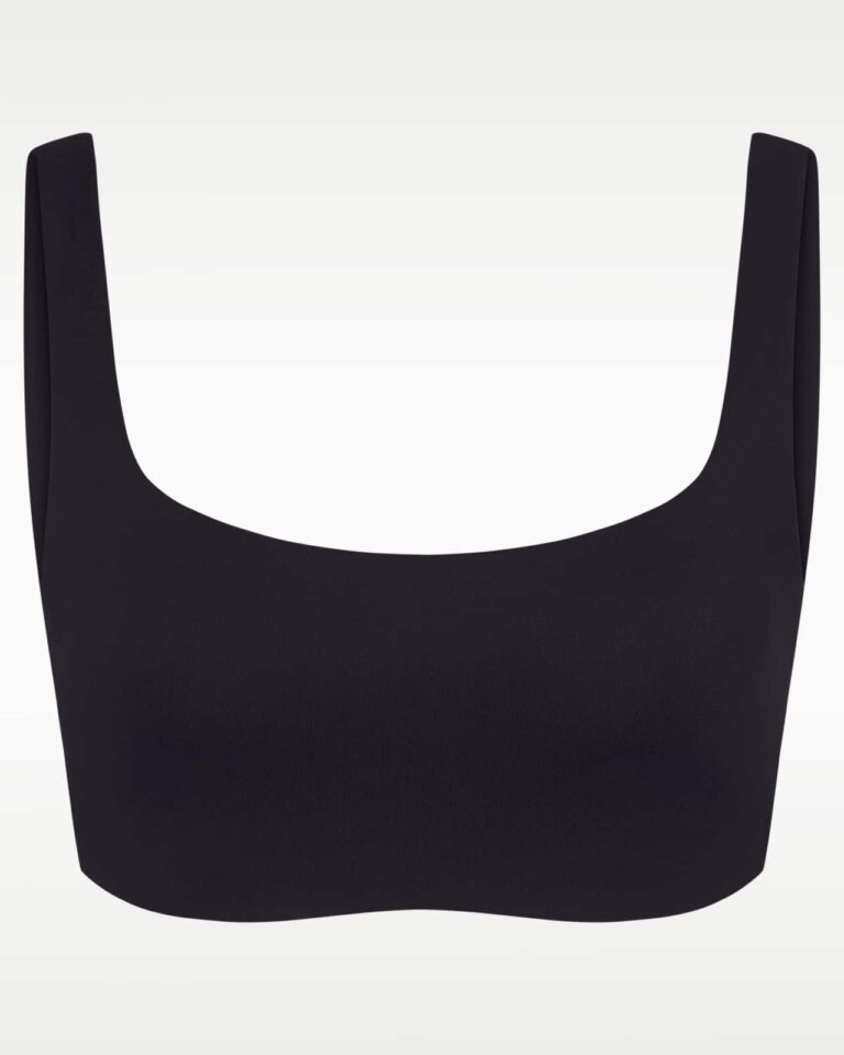 Топ NikeSKIMS Matte Scoop-Neck Bra «Obsidian» Женская