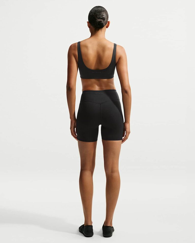 Топ NikeSKIMS Matte Scoop-Neck Bra «Obsidian» Женская