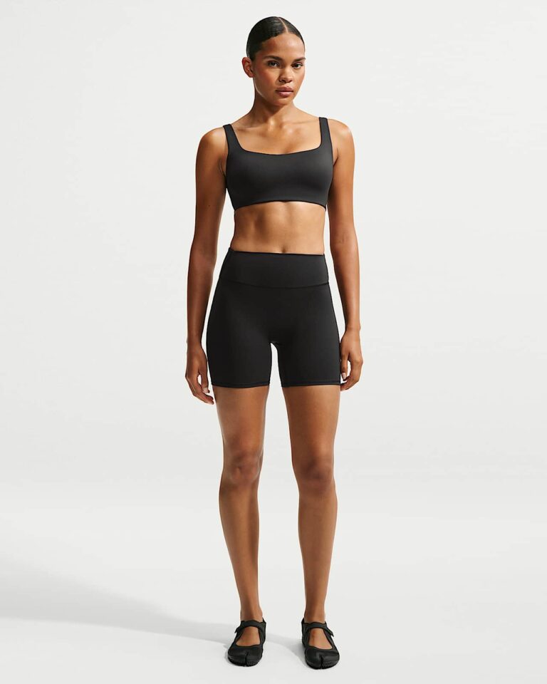 Топ NikeSKIMS Matte Scoop-Neck Bra «Obsidian» Женская