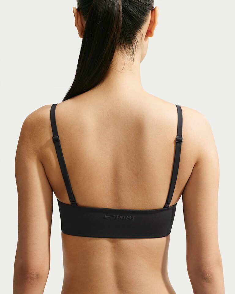 Топ NikeSKIMS Matte Micro-Scoop Bra «Obsidian» Женская