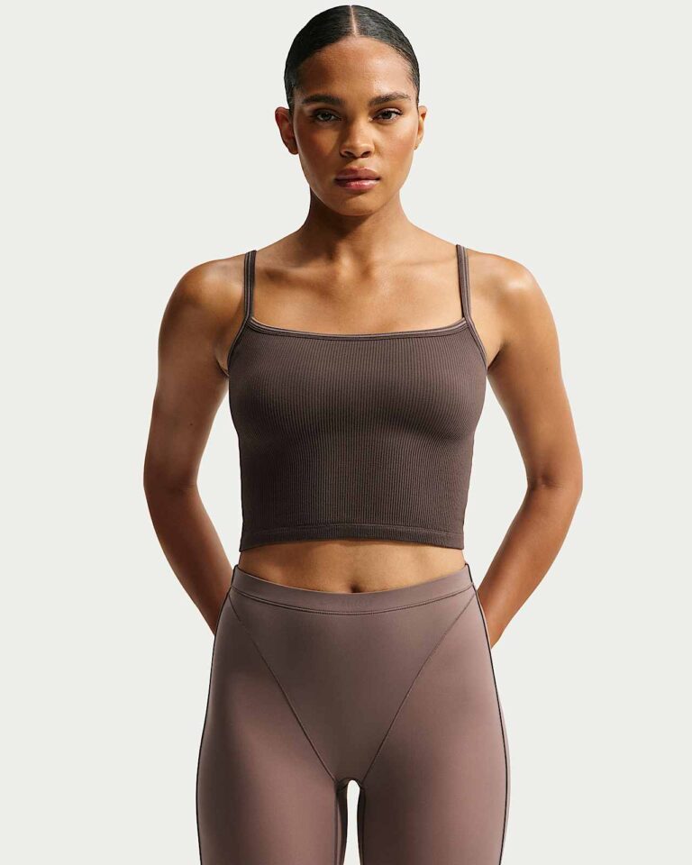 Майка NikeSKIMS Ribbed Seamless Cami Tank Top «Phoenix/Truffle» Женская