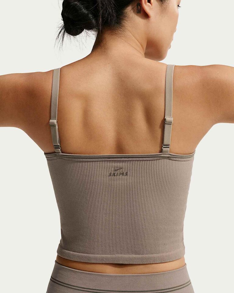 Майка NikeSKIMS Ribbed Seamless Cami Tank Top «Driftwood» Женская