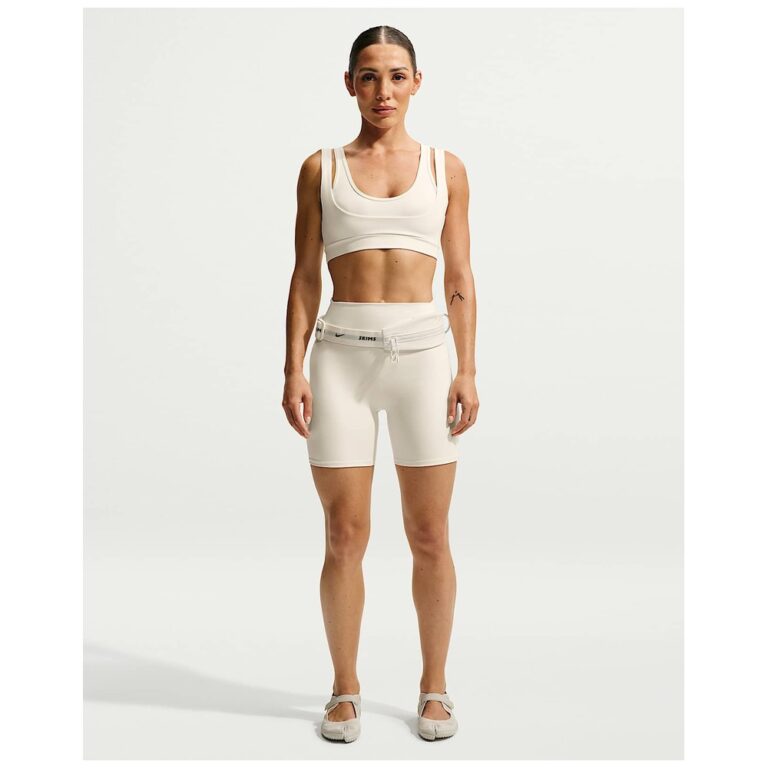 Велосипедки NikeSKIMS Matte High-Waisted 5″ Biker Shorts «Actv Ivory» Женская