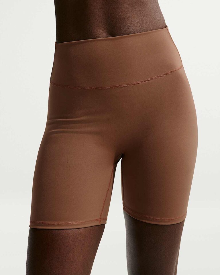 Велосипедки NikeSKIMS Matte High-Waisted 5″ Biker Shorts «Carob Brown» Женская