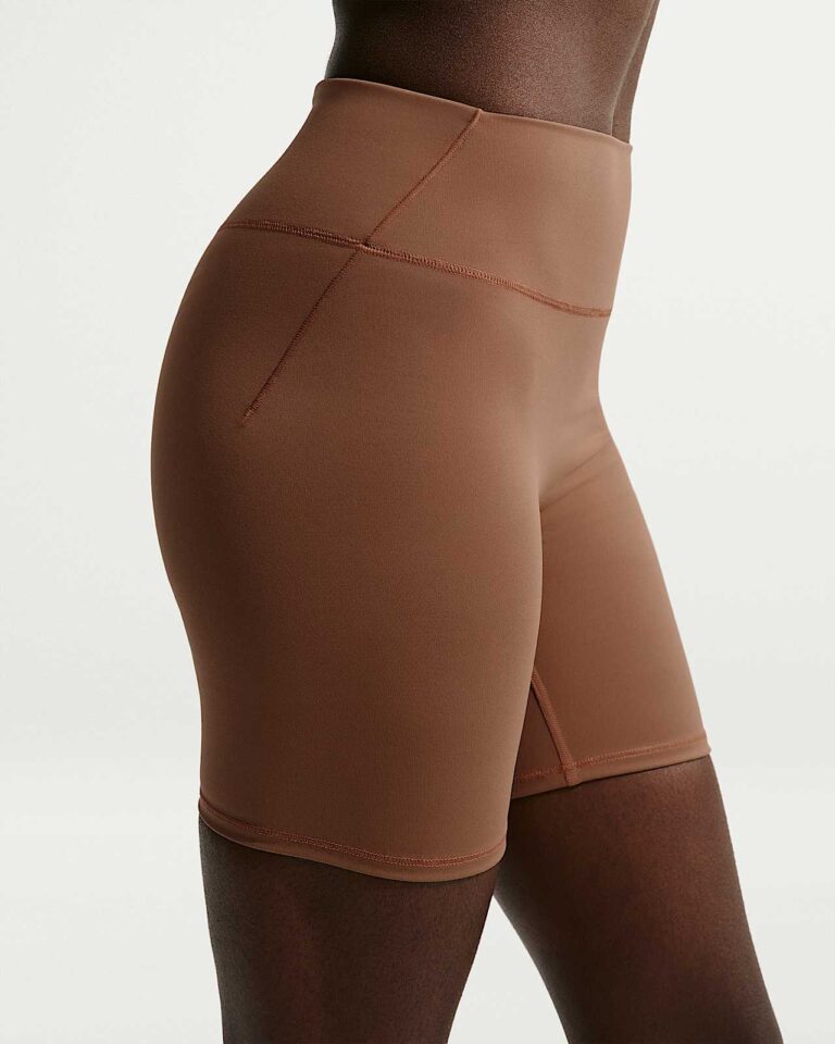Велосипедки NikeSKIMS Matte High-Waisted 5″ Biker Shorts «Carob Brown» Женская