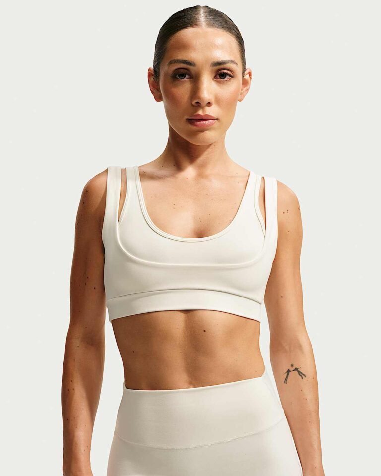 Топ NikeSKIMS Matte Double-Strap Scoop Bra «Actv Ivory» Женская