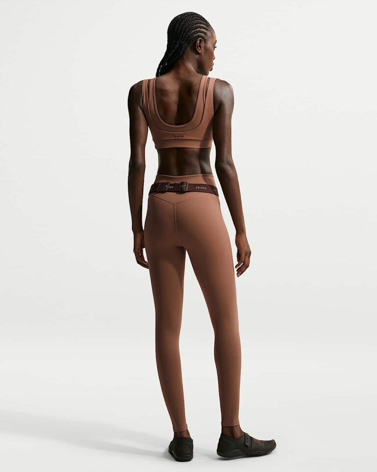Топ NikeSKIMS Matte Double-Strap Scoop Bra «Carob Brown» Женская