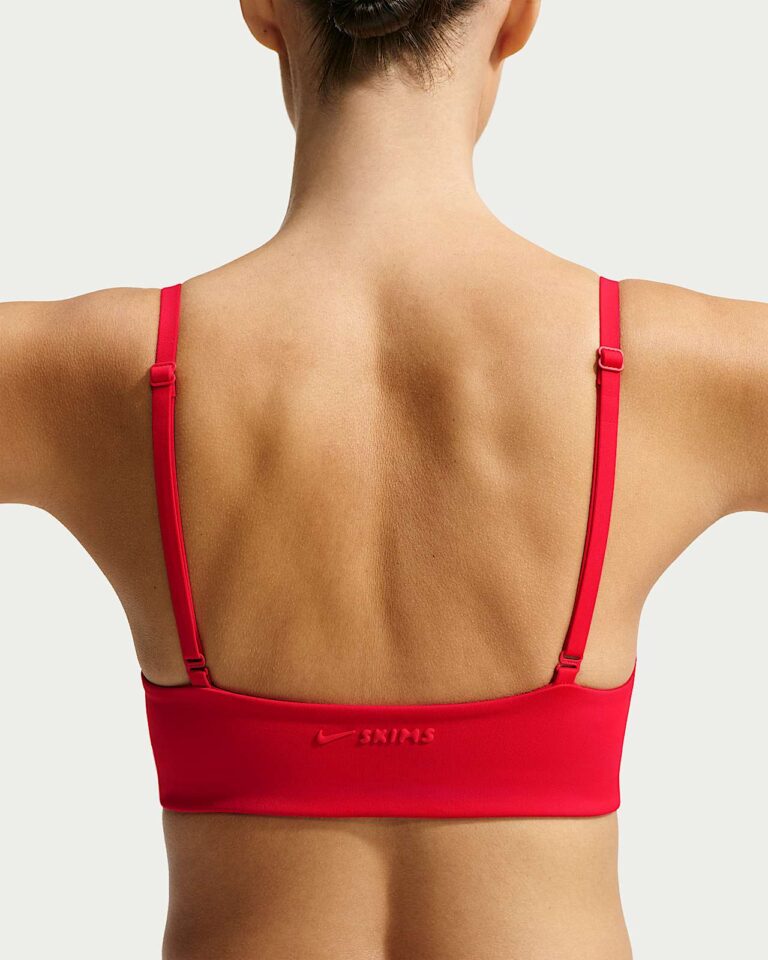 Топ NikeSKIMS Matte Micro-Scoop Bra «University Red» Женская