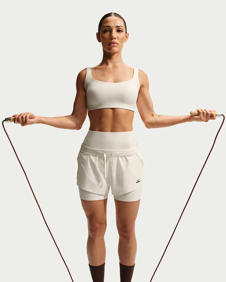 Топ NikeSKIMS Matte Scoop-Neck Bra «Actv Ivory» Женская