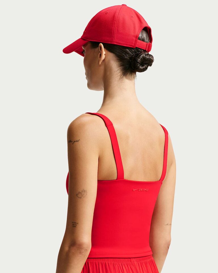 Майка NikeSKIMS Matte Square-Neck Tank «University Red» Женская
