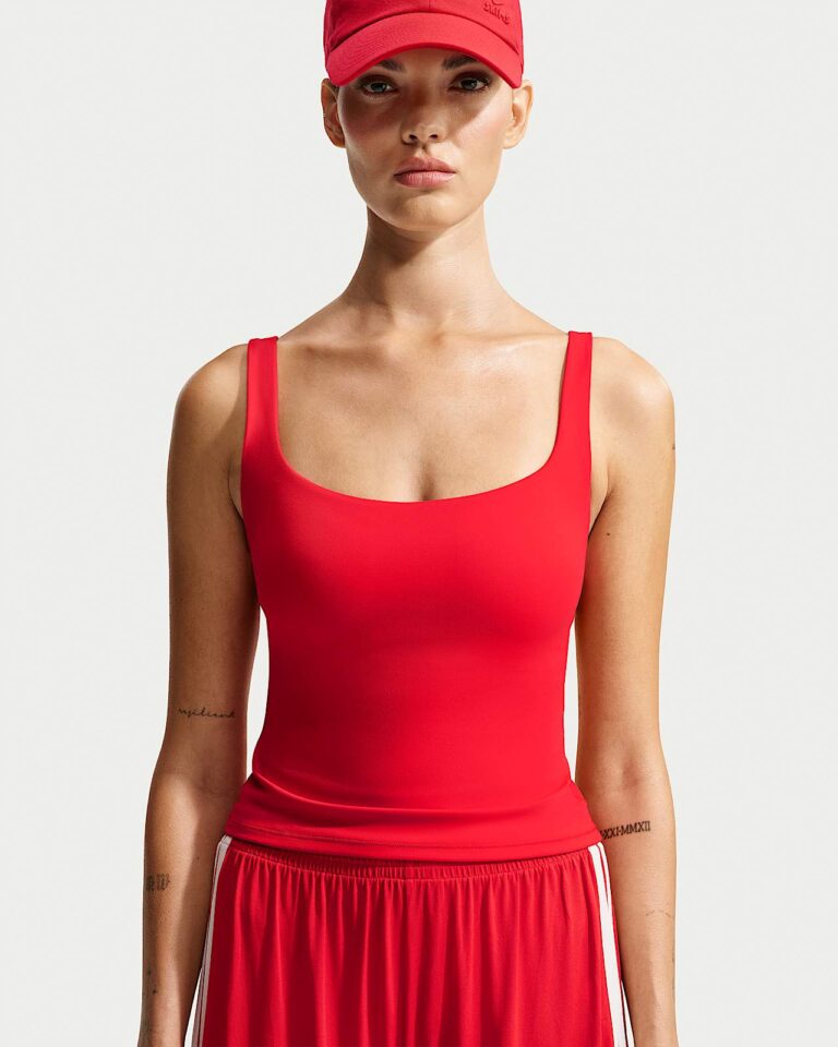 Майка NikeSKIMS Matte Square-Neck Tank «University Red» Женская