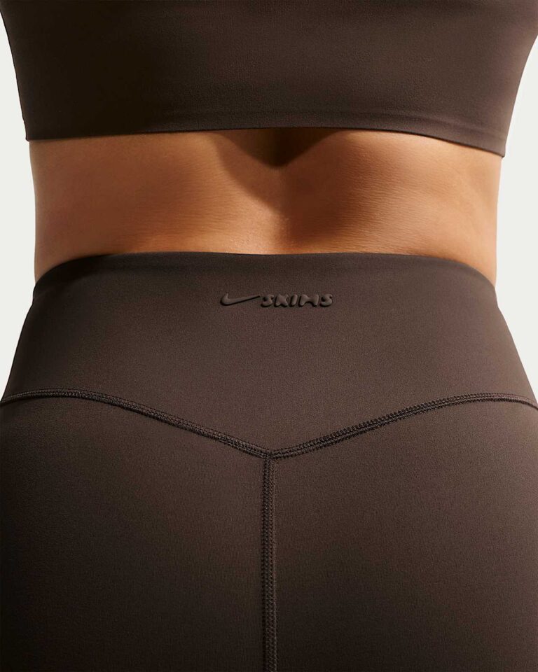 Леггинсы NikeSKIMS Matte High-Waisted 29″ Leggings «Dark Sepia» Женская