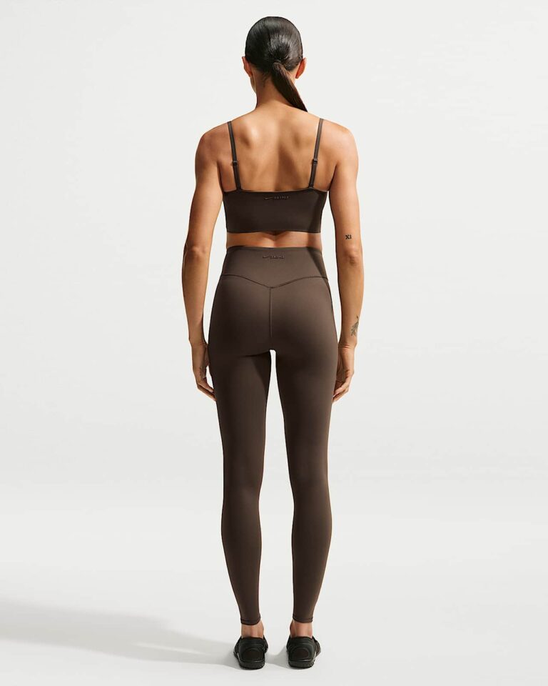 Леггинсы NikeSKIMS Matte High-Waisted 29″ Leggings «Dark Sepia» Женская