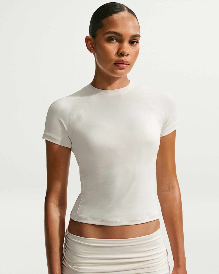 Футболка NikeSKIMS Airy Baby T-Shirt «Actv Ivory» Женская