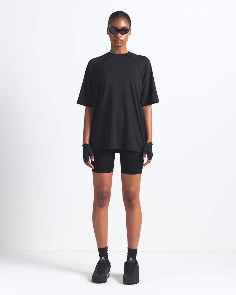 Футболка NikeSKIMS Airy Oversized T-Shirt «Obsidian» Женская