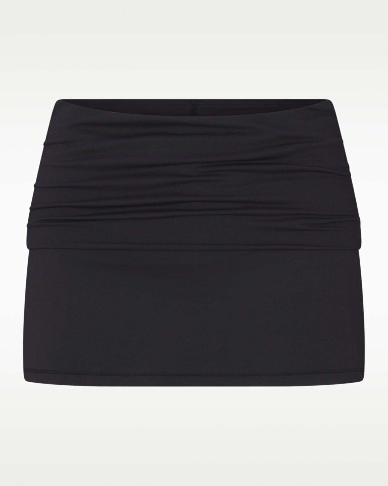 Юбка-шорты NikeSKIMS Airy Fold-Over Waistband Skort «Obsidian» Женская