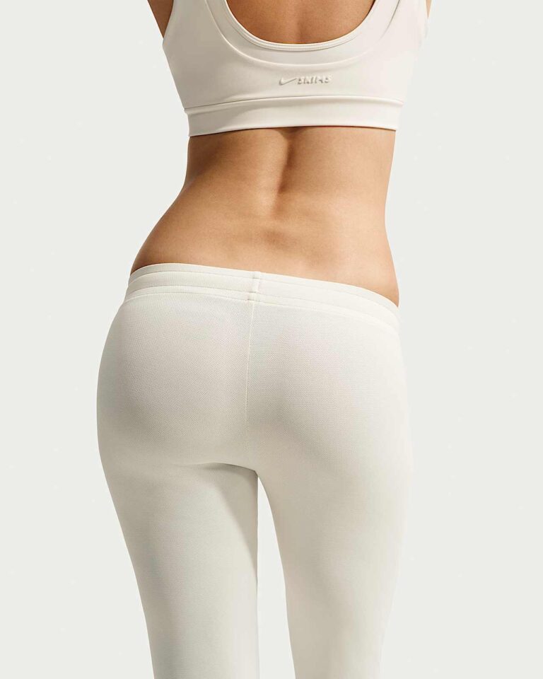 Брюки NikeSKIMS Airy Low-Rise Mini Flare Pant «Actv Ivory» Женская
