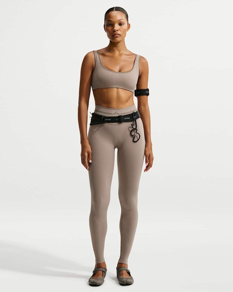 Топ NikeSKIMS Ribbed Seamless Micro-Scoop Bra «Driftwood» Женская