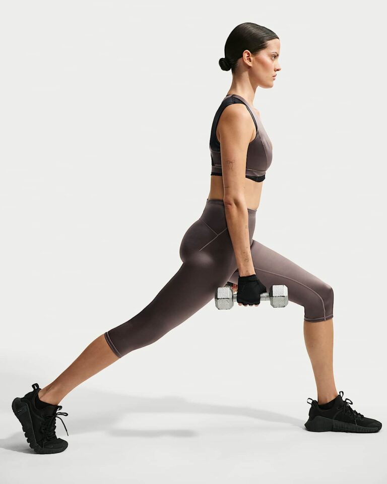 Леггинсы NikeSKIMS Satin Shine High-Waisted 17″ Leggings with Drawcord «Resin» Женская