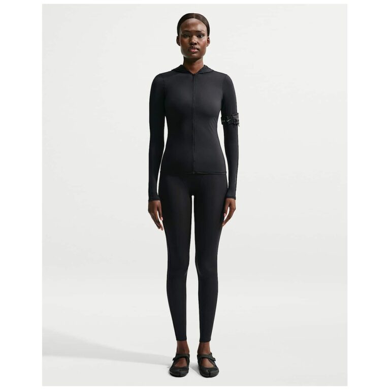 Леггинсы NikeSKIMS Weightless High-Waisted V-Panel Leggings «Obsidian» Женская