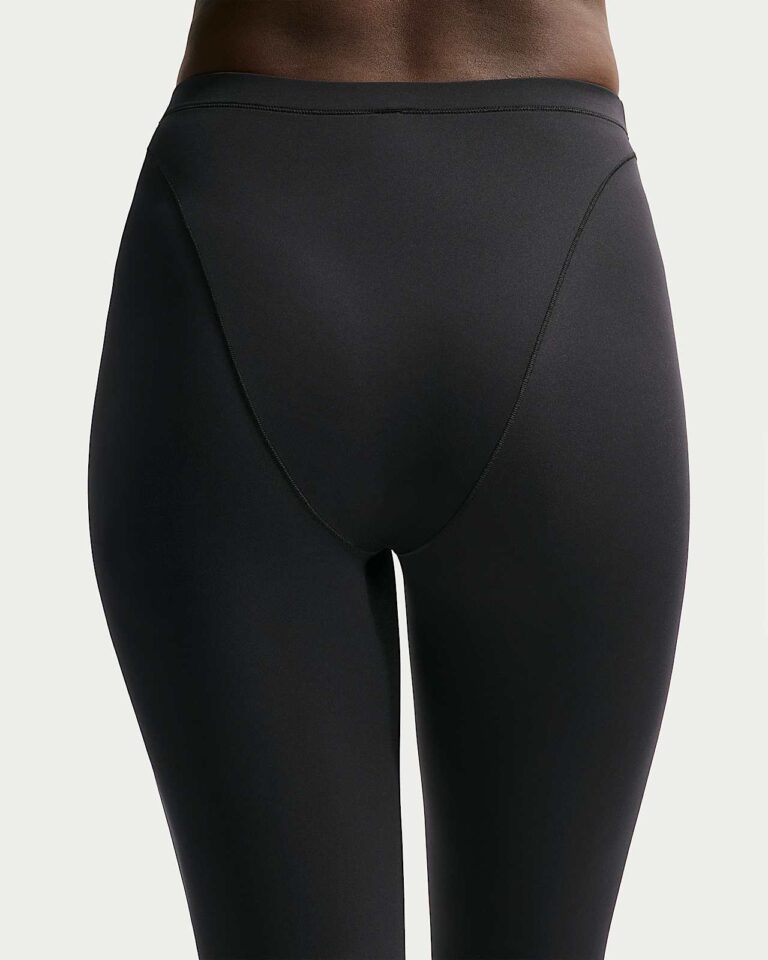 Леггинсы NikeSKIMS Weightless High-Waisted V-Panel Leggings «Obsidian» Женская