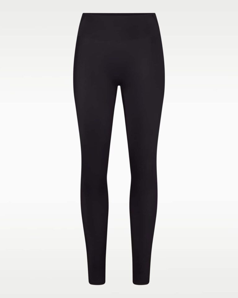 Леггинсы NikeSKIMS Satin Shine High-Waisted Bonded 26″ Leggings «Obsidian» Женская