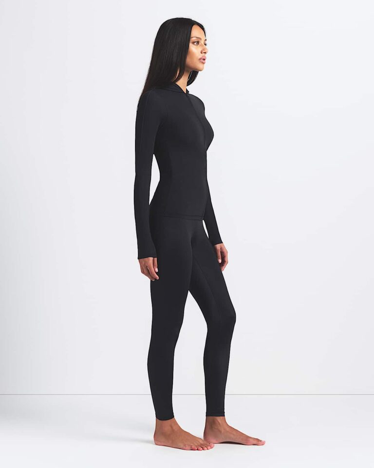 Леггинсы NikeSKIMS Satin Shine High-Waisted Bonded 26″ Leggings «Obsidian» Женская